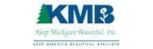 Keep Michigan Beautiful Logo Blue & Green with Tree