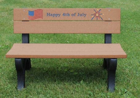 Updated 4th of July 4ft Bench