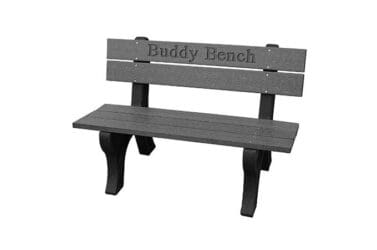 4 Foot Economizer Traditional Buddy Bench | Polly Products