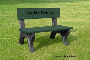 4 Foot Landmark Buddy Bench | Polly Products