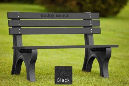 4 Foot Economy Buddy Bench | Polly Products