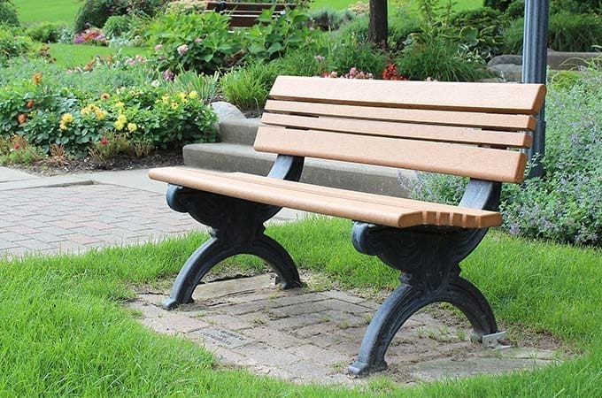 Cambridge 4ft Backed Bench