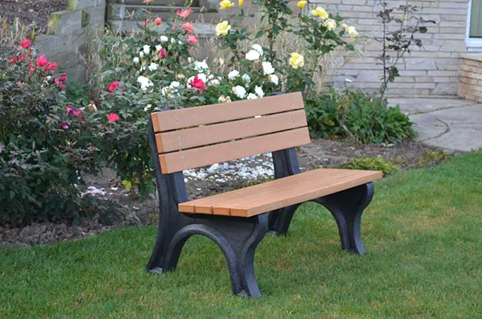 Deluxe 4ft Backed Bench