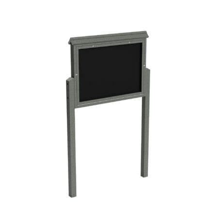 Large Message Center - 2 Sides, w/ 2 - 8' Posts