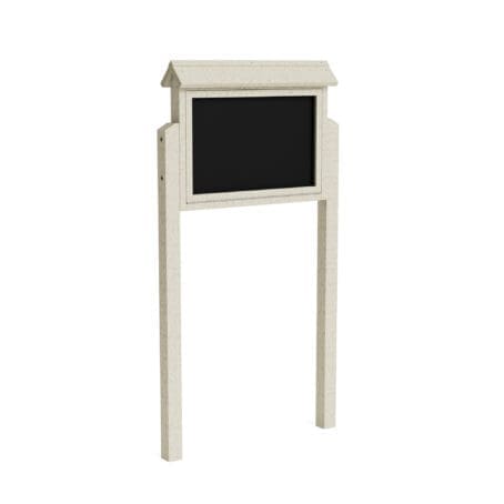 Medium Message Center - 1 Side, w/ 2 - 8' Posts