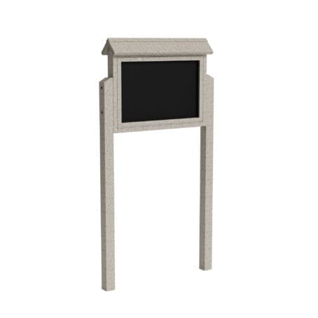 Medium Message Center - 2 Sides, w/ 2 - 8' Posts