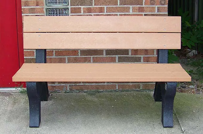 Economizer Traditional 4ft Backed Bench