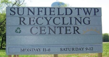 custom sign made from engraved boards with black inlay