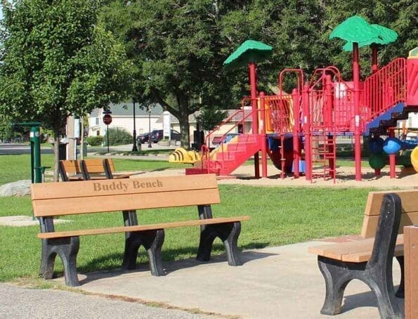 Buddy Bench Portland Michigan Playground