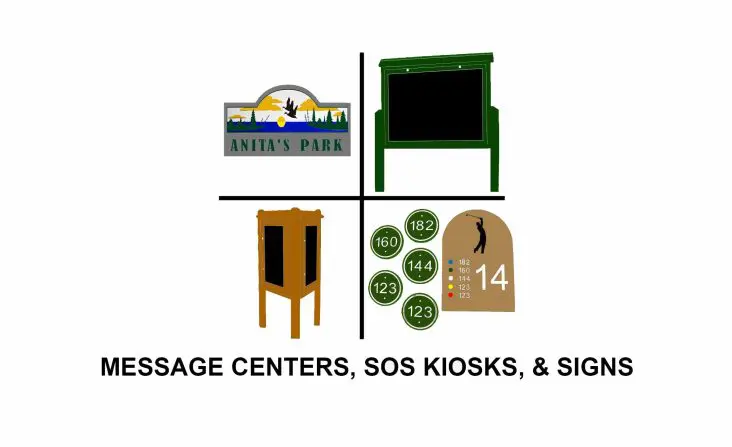Message Centers, Kiosks & Custom Signs
