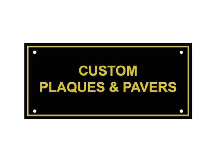 Custom Plaques & Pavers - Laminate & Bronze Plaques