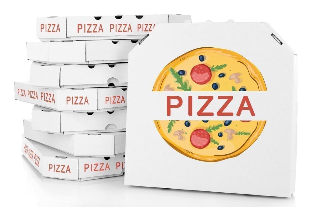 pizza boxes