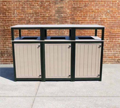 3T32 In front of a red brick wall outdoors in the sunlight