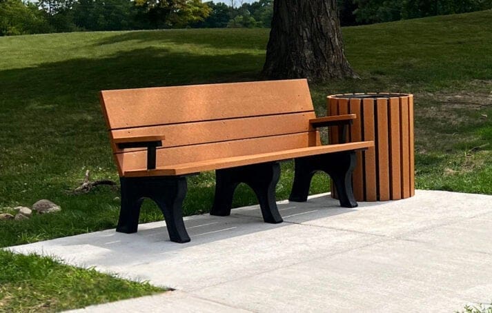 Traditional 6ft ADA Bench