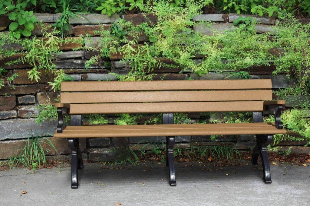 SB6BA - Silhouette 6ft Backed Bench with Arms