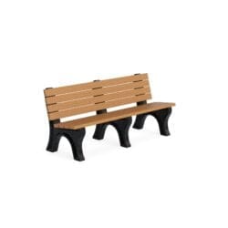 Guardian 6ft Bench Black & Cedar - Frame 5