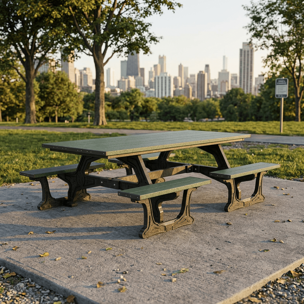Low-Maintenance Commercial Picnic Tables